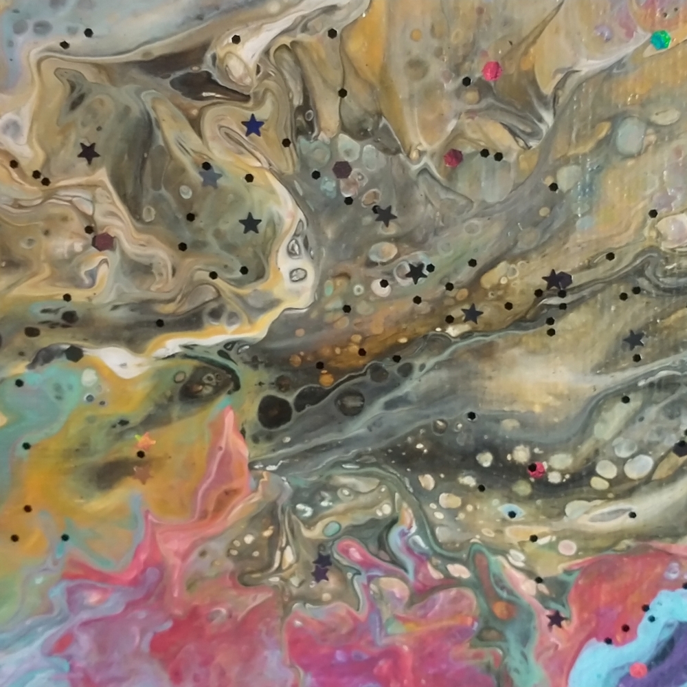 NEW Original Acrylic Painting, Designs By Sandy, "HAPPY HOLI", 8x10 - Picture 11 of 13